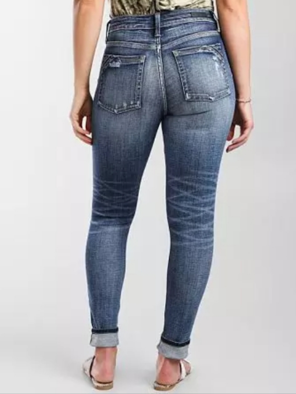 Buckle Black Fit 93 Midrise Ankle Skinny Jeans Women's Size 24 - Picture 6 of 9